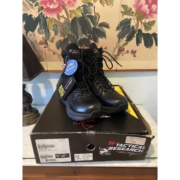 Belleville Tactical Research Maxx 8Z Boots Mens Size 10 Side Zip Tactical MAXX8Z - Picture 1 of 5